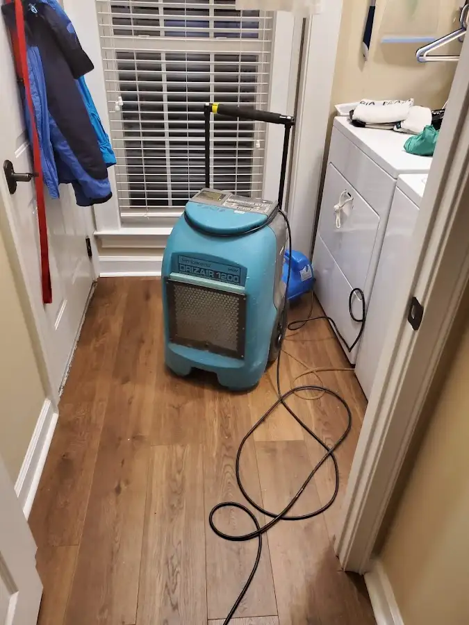 Commercial dehumidifier deployed for Flood Damage Cleanup in Meadville