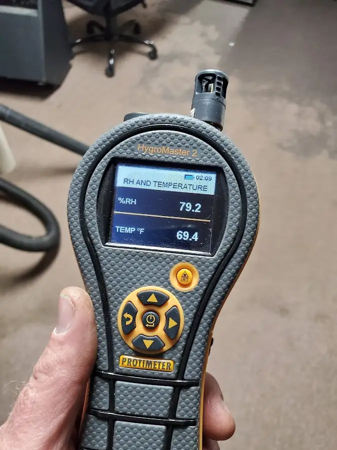 Moisture meter humidity assessment for Mold Remediation & Removal in Meadville